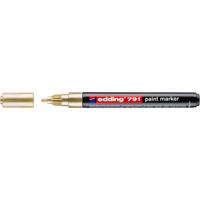 Paintmarker edding 791 alcoholbasis 1-2mm goud