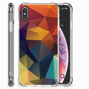 Apple iPhone X | Xs Shockproof Case Polygon Color