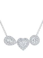 De Beers Jewellers collier en or blanc 18ct pavé de diamants - Argent - thumbnail