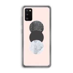 Marmeren cirkels: Samsung Galaxy A41 Transparant Hoesje