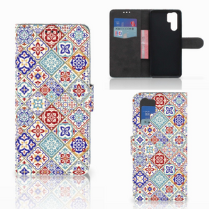 Huawei P30 Pro Bookcase Tiles Color