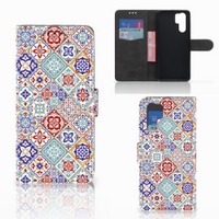 Huawei P30 Pro Bookcase Tiles Color - thumbnail