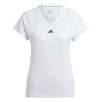 Dames-T-Shirt met Korte Mouwen Adidas Essentials Minimal Wit Fitness Maat XS