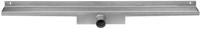 Easy Drain Compact Wall Zero afvoergoot 100 x 6 cm. zijaansluiting Rvs