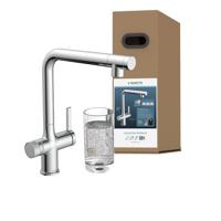 Schutte AQUASTAR PREMIUM spoelwater mengkraan | + koel- en filtersysteem | Chroom - 99900