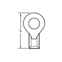 Molex 191930151 Ringkabelschoen 500 stuk(s) Tape