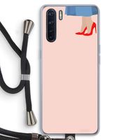 High heels: Oppo A91 Transparant Hoesje met koord