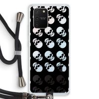 Musketon Skulls: Samsung Galaxy S10 Lite Transparant Hoesje met koord