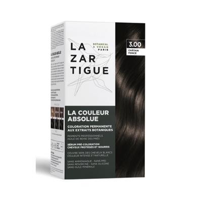 Lazartigue La Couleur Absolue Permanent Haircolour Pakket 3.00 Dark Chestnut Set Lazartigue La Couleur Absolue Permanent Haircolour Pakket 3.00 Dark Chestnut Set