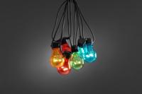 KonstSmide Partylight lichtsnoer met 20 gekleurde lampjes - 2379-500
