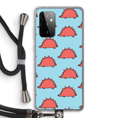 Dinosawrr: Samsung Galaxy A72 5G Transparant Hoesje met koord