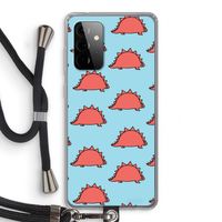 Dinosawrr: Samsung Galaxy A72 5G Transparant Hoesje met koord