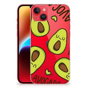 iPhone 14 Plus Telefoonhoesje met Naam Avocado Singing