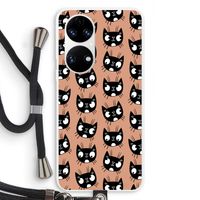 Kat: Huawei P50 Transparant Hoesje met koord