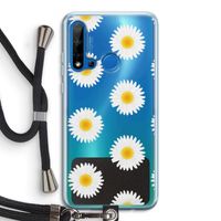 Margrietjes: Huawei P20 Lite (2019) Transparant Hoesje met koord