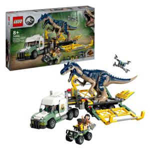 LEGO jurassic world 76966 dinosaurusmissies: allosaurus transporttruck