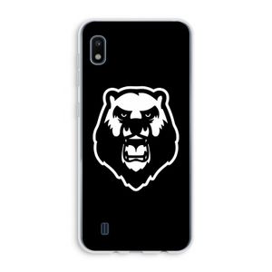 Angry Bear (black): Samsung Galaxy A10 Transparant Hoesje