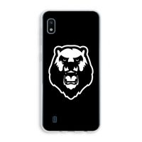 Angry Bear (black): Samsung Galaxy A10 Transparant Hoesje