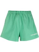 Sporty & Rich short à logo imprimé - Vert