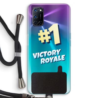 Victory Royale: Oppo A92 Transparant Hoesje met koord