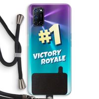Victory Royale: Oppo A92 Transparant Hoesje met koord