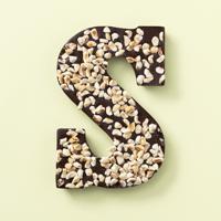 Chocoladeletter S Puur / Hazelnoot (225 gram)