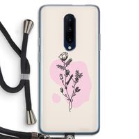 Roses are red: OnePlus 7 Pro Transparant Hoesje met koord