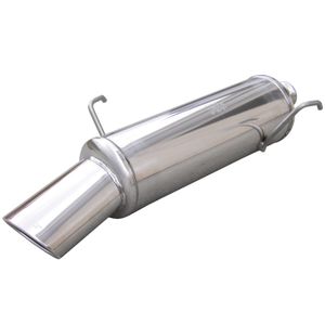 InoxCar uitlaat passend voor Peugeot 206 1.6 (88pk) -2002 120x80mm IXPE20603120