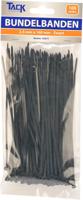 100 Tiewraps / bundelbandjes 2,5x160mm zwart PA66