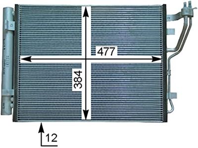 Condensor, airconditioning AC709000P