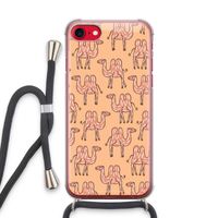 Kameel: iPhone SE 2020 Transparant Hoesje met koord