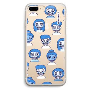 Gezichtjes: iPhone 7 Plus Transparant Hoesje