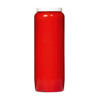 Grafkaars/gedenklicht - rood - 18 cm - Noveenkaars - Gedenkkaars - Graflicht