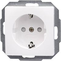 Kopp 920602087 Wandcontactdoos met randaarde Inzetstuk Paris Wit 1 stuk(s)