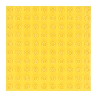 Bouwplaat Geel - 16x16cm