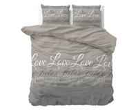 Sleeptime Flanel Love and Relax Taupe 200 x 200/220 cm