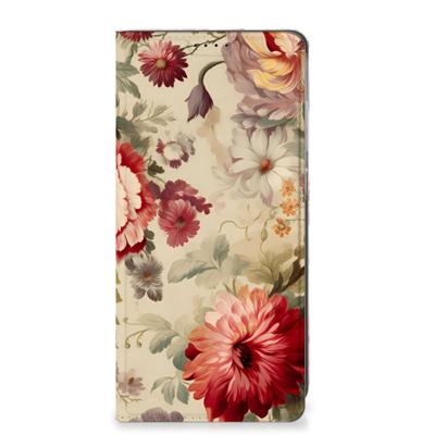 Smart Cover voor Samsung Galaxy S25 Plus Bloemen