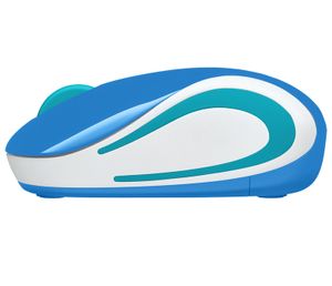 Logitech Mouse M187 Wireless mini Blauw