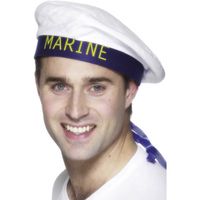 Marine matrozen verkleed hoedje - thumbnail