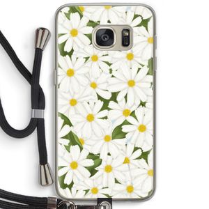 Summer Daisies: Samsung Galaxy S7 Transparant Hoesje met koord