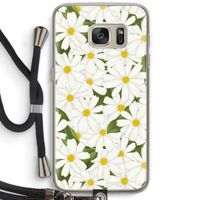 Summer Daisies: Samsung Galaxy S7 Transparant Hoesje met koord