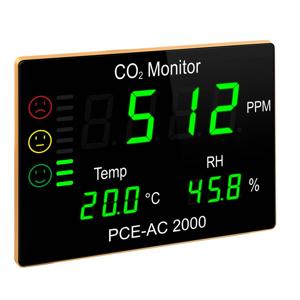 PCE Instruments CO₂-meter Temperatuur, Luchtvochtigheid, Koolstofdioxide