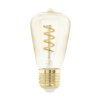 Lichtbron Amber spiraal E27 ST48 145LM dimbaar