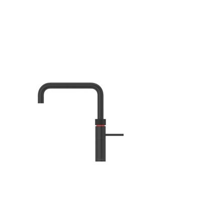 Quooker Fusion Square kokendwaterkraan - draaibare uitloop - PRO3 incl. Cube reservoir - Warm / kokend / bruisend / gefilterd water - Zwart 3FSBLK-CUBE