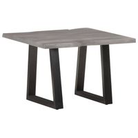 vidaXL Salontafel met natuurlijke randen 60x60x40 cm acaciahout