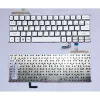 Notebook keyboard for Acer Aspire S7-191 with backlit silver