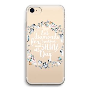 Diamonds: iPhone 7 Transparant Hoesje
