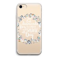 Diamonds: iPhone 7 Transparant Hoesje