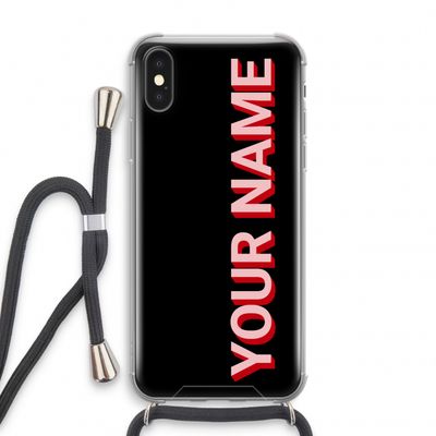 Namecase: iPhone X Transparant Hoesje met koord