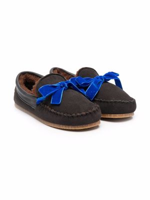 Pèpè mocassins à détail de nœud - Marron